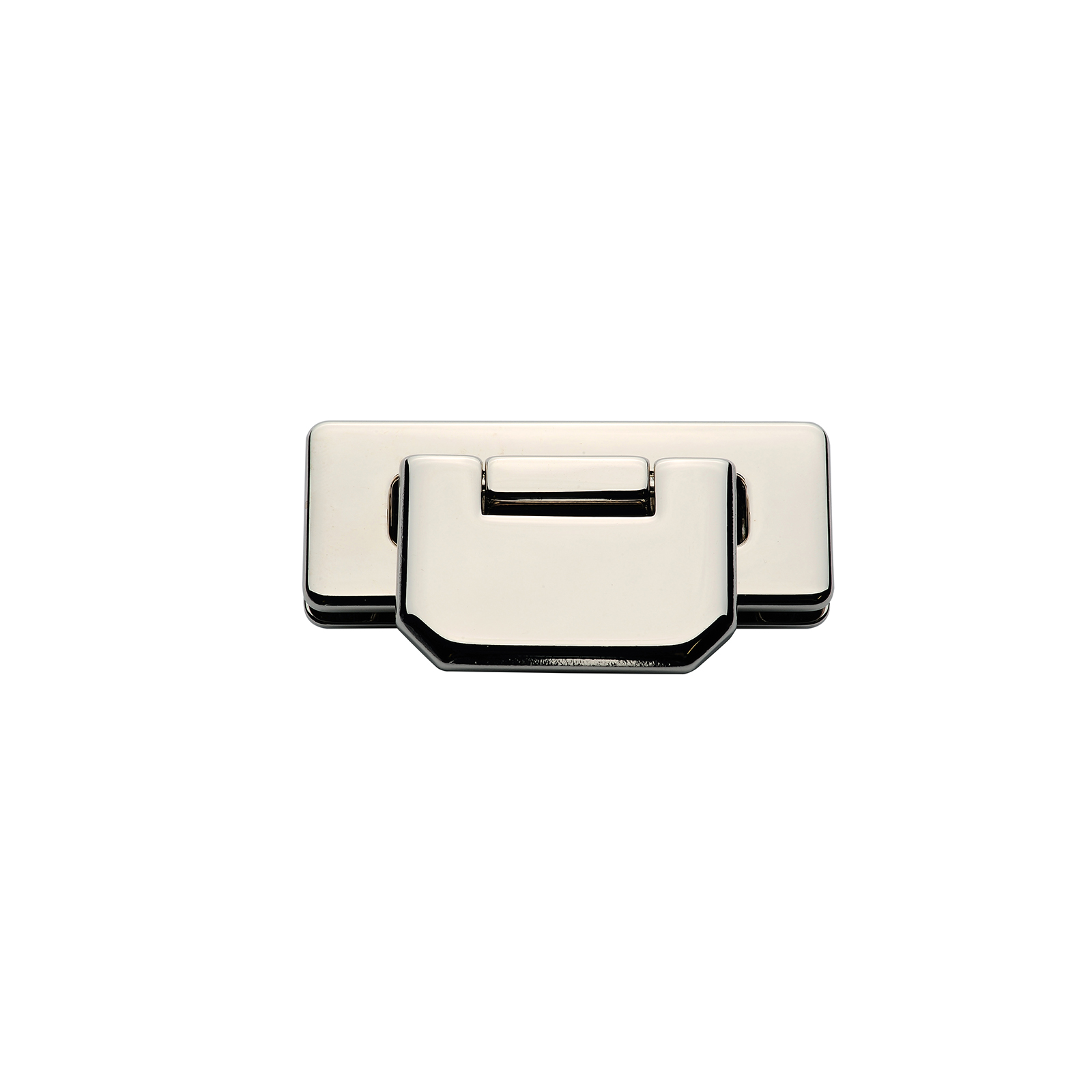 10 Pezzi Chiusure A Torsione Per Borse In Ottone – Accessori Hardware Argento Con Basi – Dimensioni 31,5x11,5x18mm – Per Borse, Portafogli, Tessuti - 2