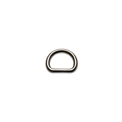 Anello a D in zama mm.15 per borse