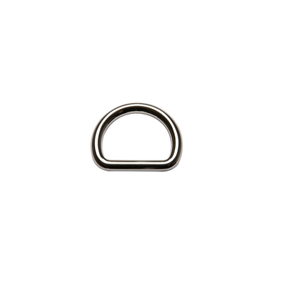 Anello a D in zama mm.20 per borse
