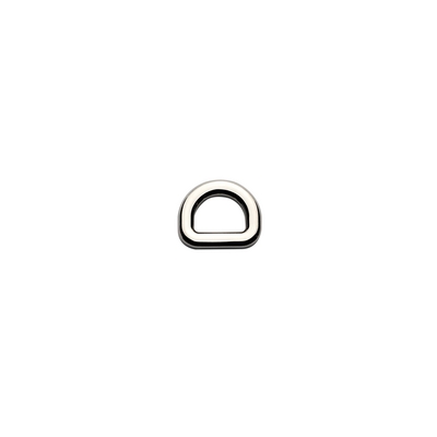 Anello a D in zama mm.15 per borse