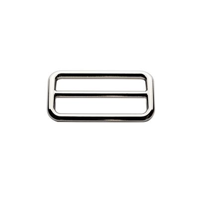 Zamak slider with fixed bar 50mm. for bags