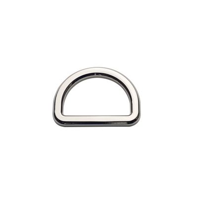 Anello a D in zama mm.40 per borse