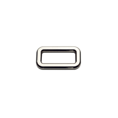 Anello rettangolare in zama mm.30  per borse