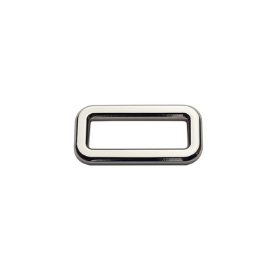 Anello rettangolare in zama mm.40 per borse