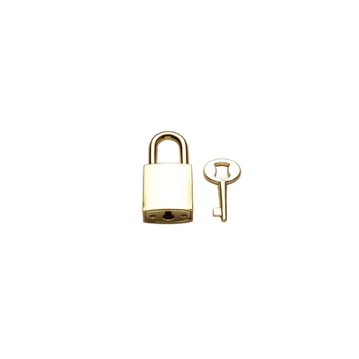 Zamak padlock for bags