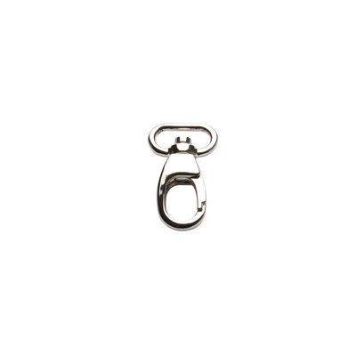 16mm zamak  hook with oval ring for bags