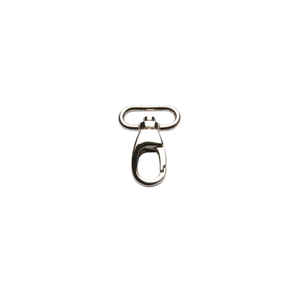 20mm zamak hook with oval ring for bags