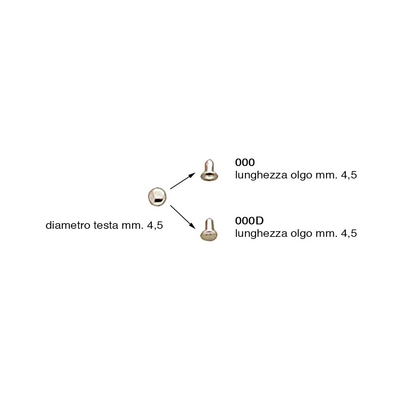 5mm brass rivet for bags