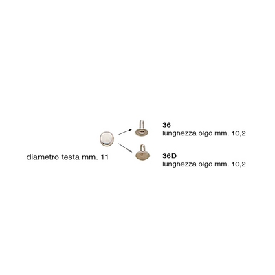 11mm brass rivet for bags