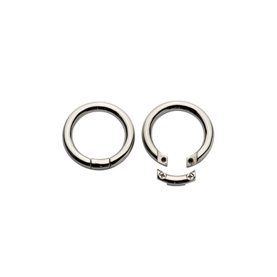 30mm zamak ring with screws for bags