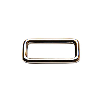Anello rettangolare mm.50 in zama per borse